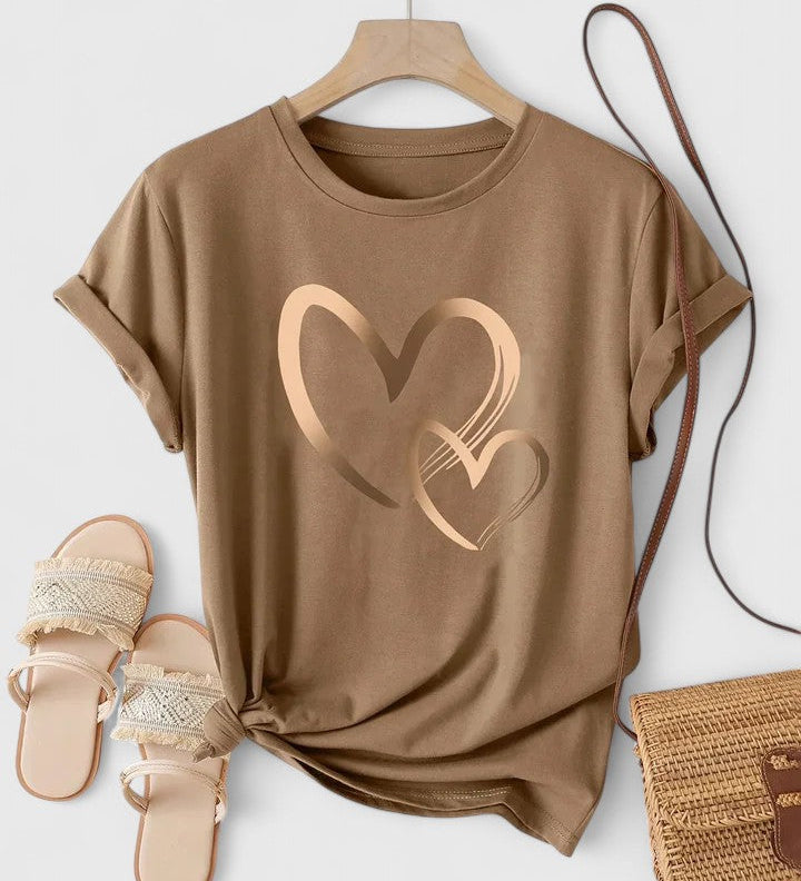 Tineke | Comfortabele Korte Mouwen T-Shirt
