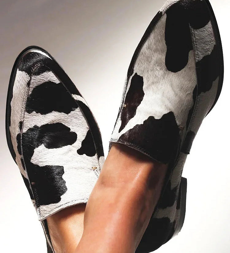 Becca - Vachtprint Schoenen