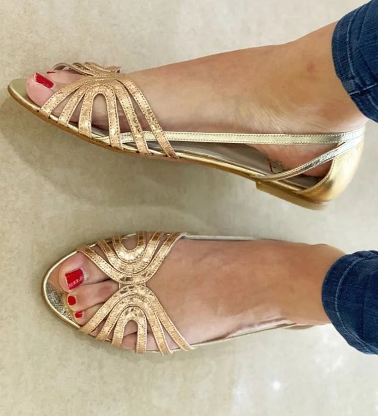 Eleonora | Gouden Zomer Sandalen