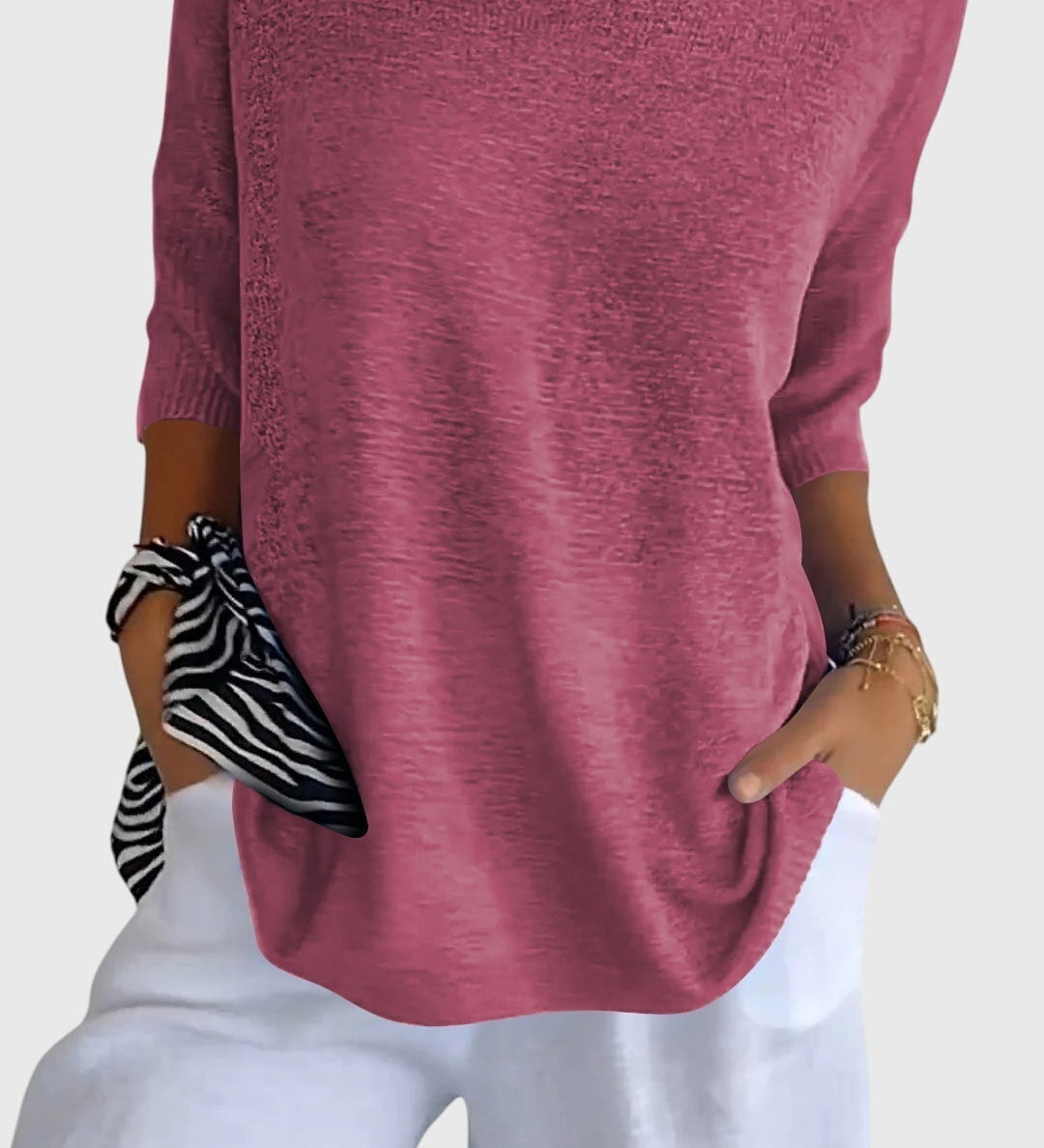 Caroline | Elegante Top met V-Hals