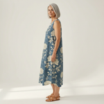 Arlo - Klassieke midijurk met bloemenpatroon