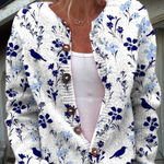 Sophie | Vintage bloemenprint cardigan