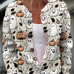 Lisa | Halloween-cardigan met geest