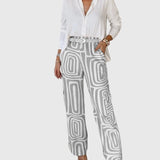 Lottie | Elegante Broeken + Blouse & Riem Gratis