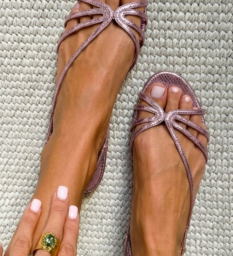 Ginevra | Elegante Gouden Sandalen voor de Zomer