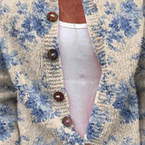 Hannah | Cardigan met sierlijke bloemenprint