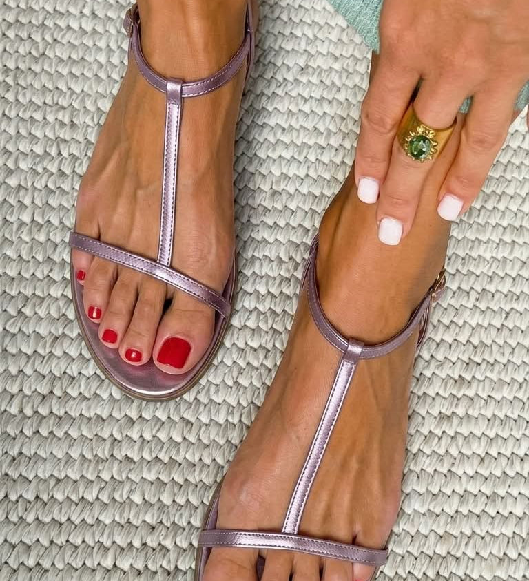 Rosalba | Gouden Lente Sandalen