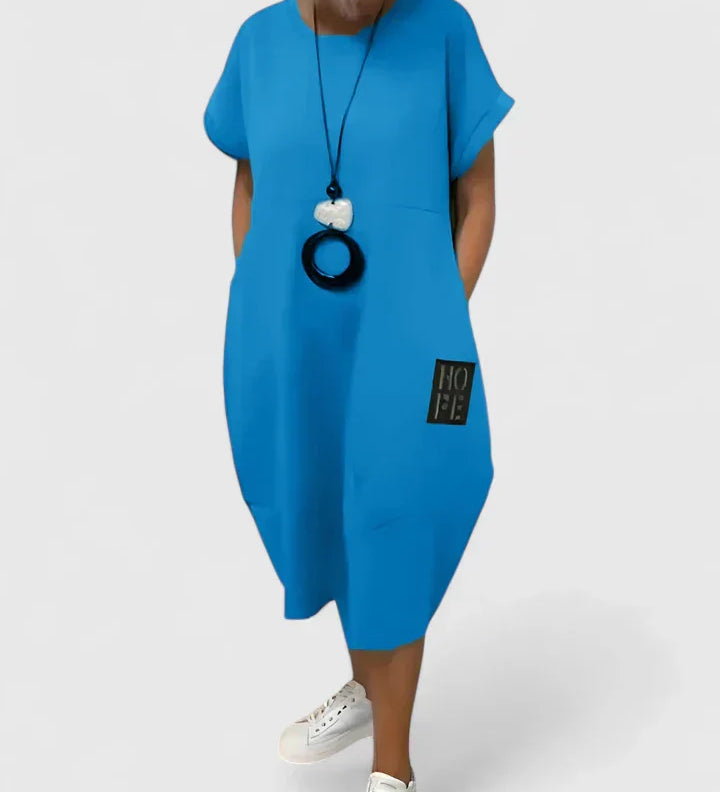 Moniek | Comfortabele Midi Jurk