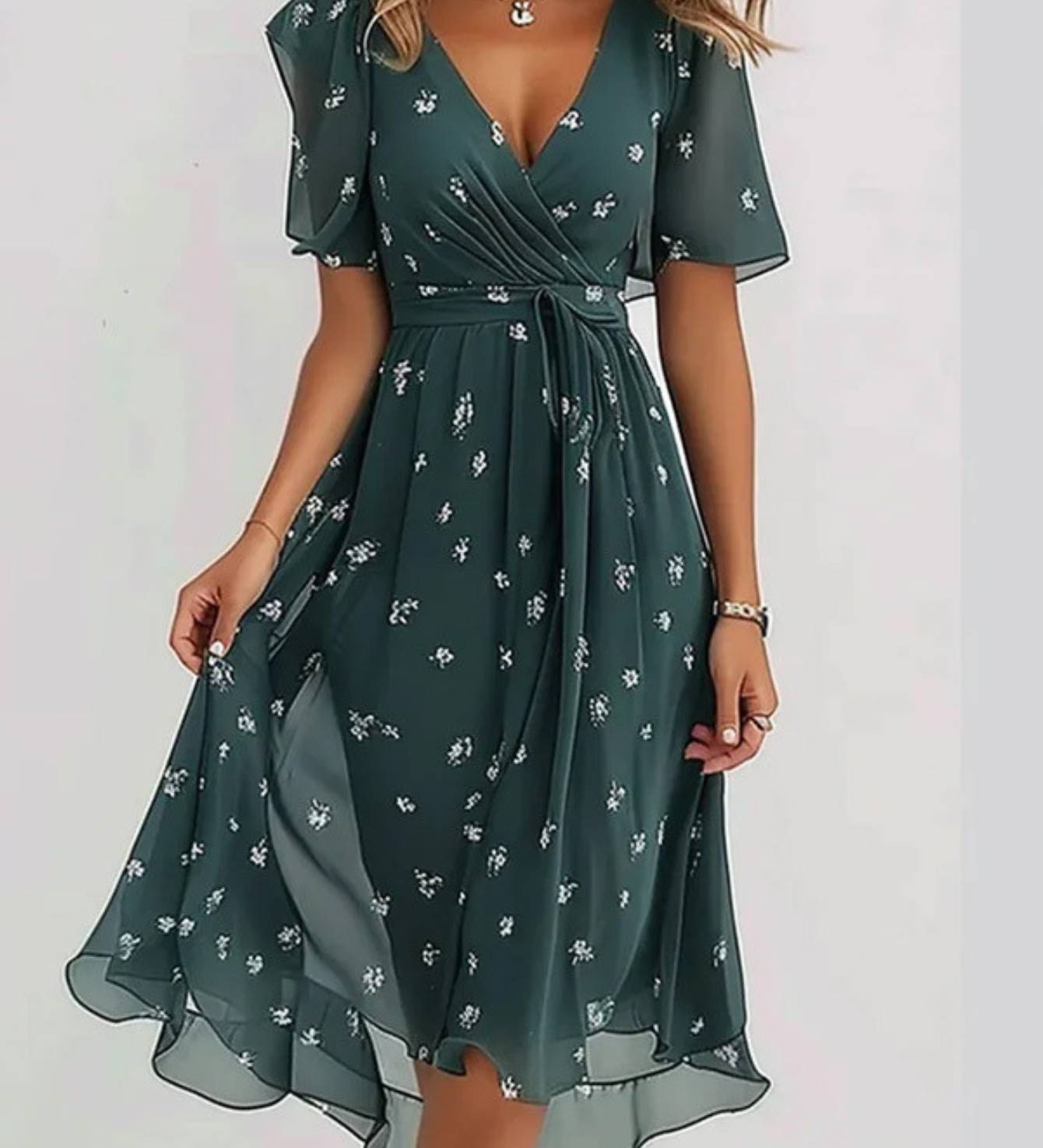 Isa | Zomerjurk met buikbedekking