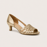 Isadora | Gouden Vlecht Sandalen