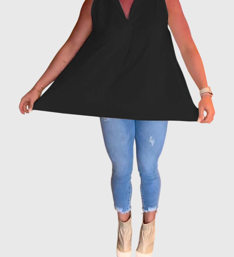 Monique | Mouwloos Top