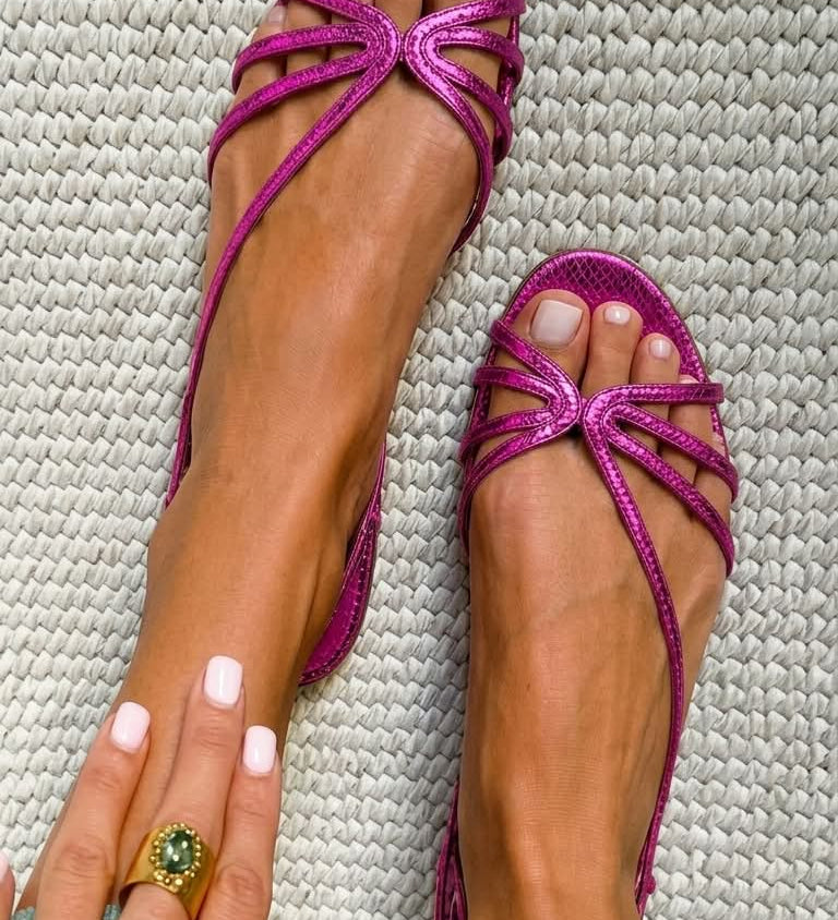 Ginevra | Elegante Gouden Sandalen voor de Zomer