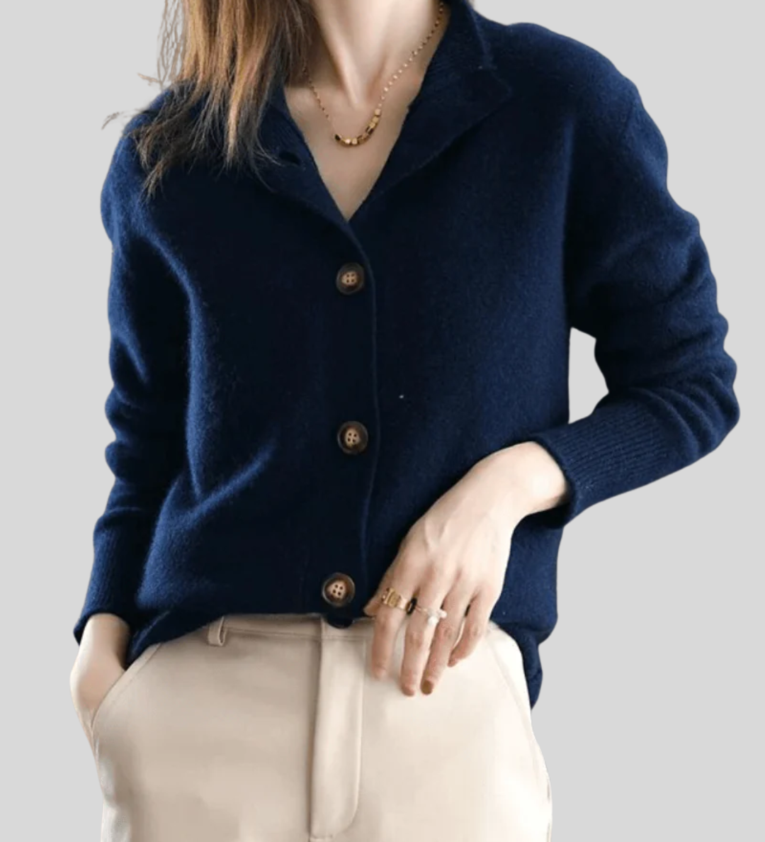 Luna | Retro Stijl Kasjmier Vest