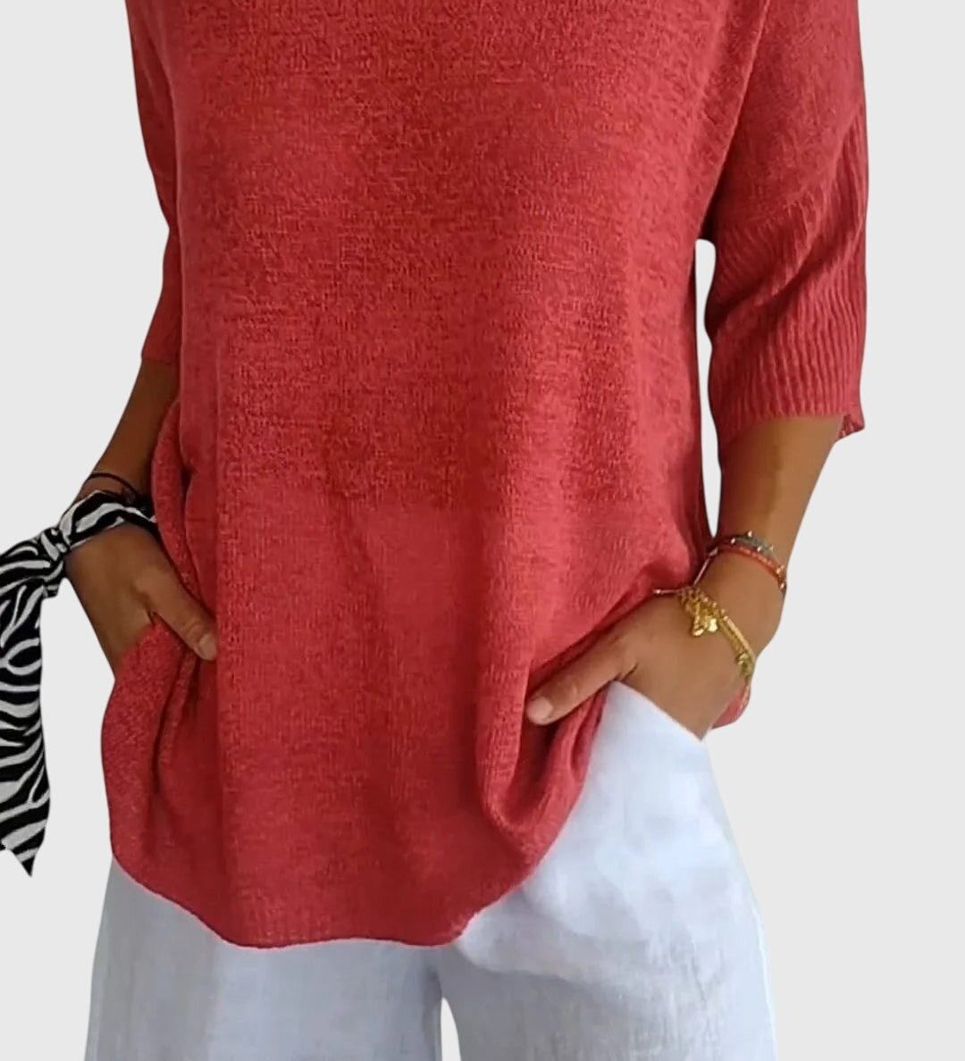 Caroline | Elegante Top met V-Hals