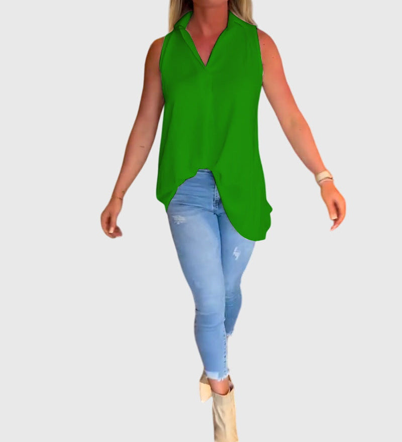 Monique | Mouwloos Top