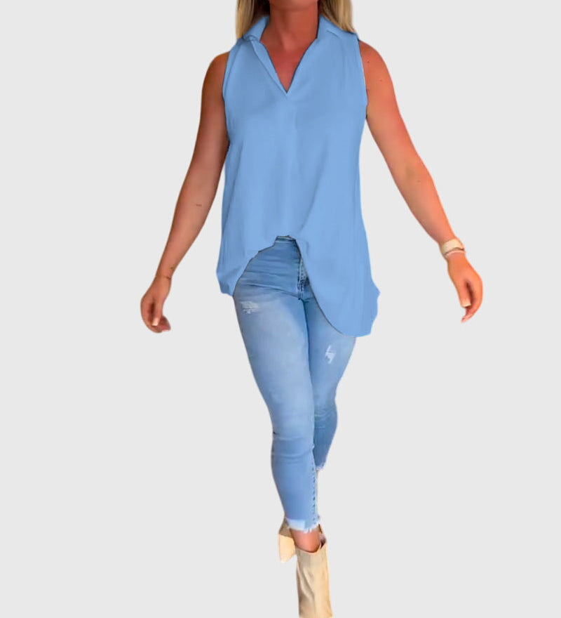 Monique | Mouwloos Top