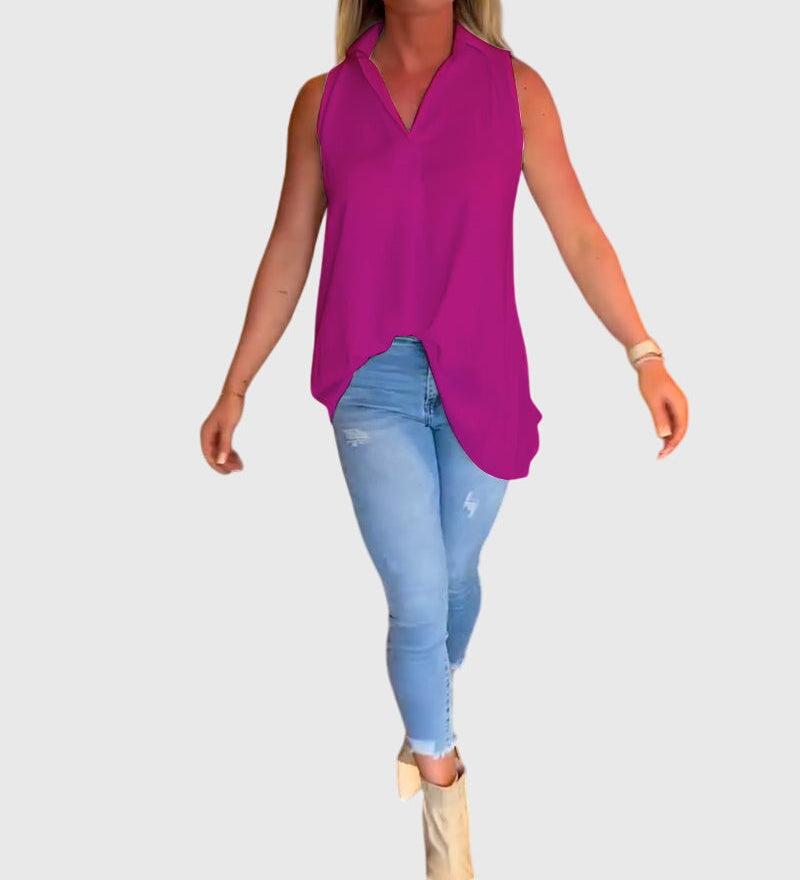 Monique | Mouwloos Top