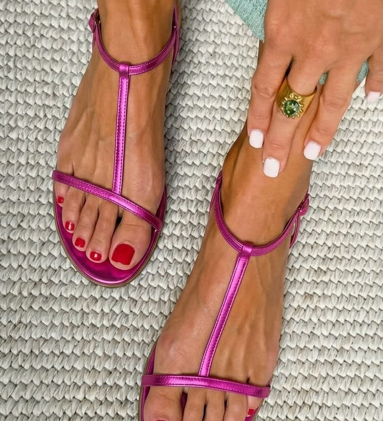 Rosalba | Gouden Lente Sandalen