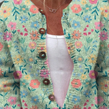 Fien | Cardigan met zomerse veldbloemen