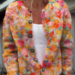 Charlotte | Casual cardigan met bloemenprint
