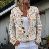 Ilse | Cardigan met schattige kleine bloemen