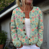 Fien | Cardigan met zomerse veldbloemen