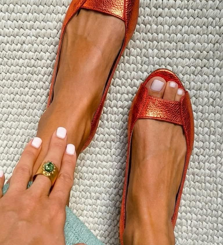 Adelina | Luxe Comfort Gouden Sandalen
