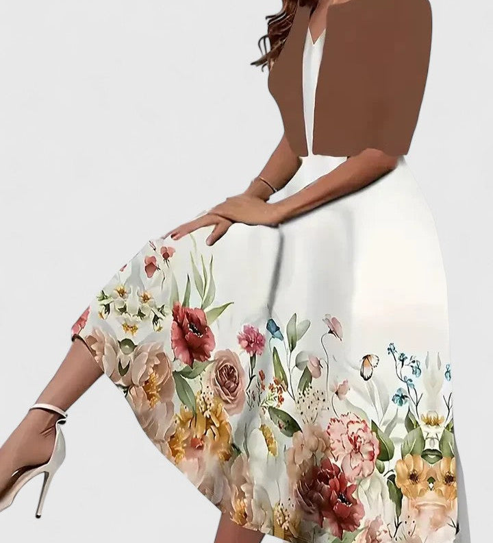 Roosmarijn | Elegante Midi Jurk
