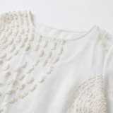Anaïs - Casual geborduurde jurk voor vrouwen.
