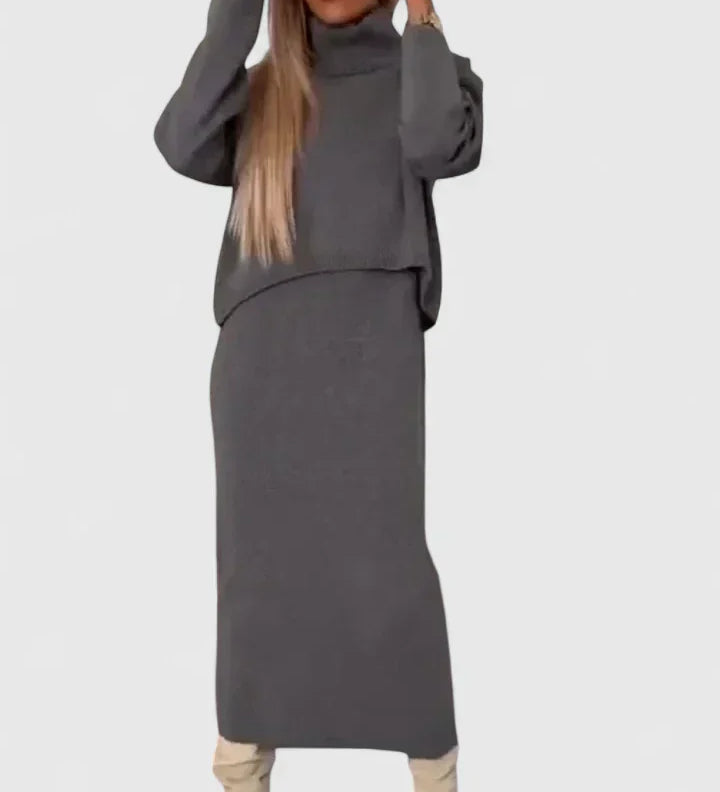 Tine | Elegante Jurk en Coltrui Set