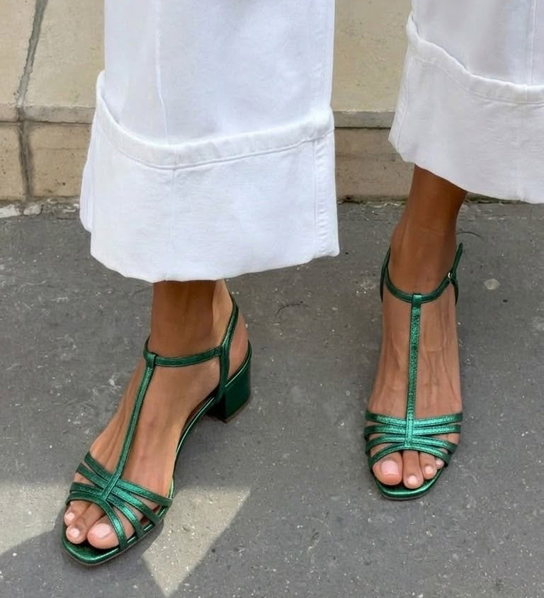 Allegra | Elegante Gouden Sandalen voor Dagelijks Gebruik