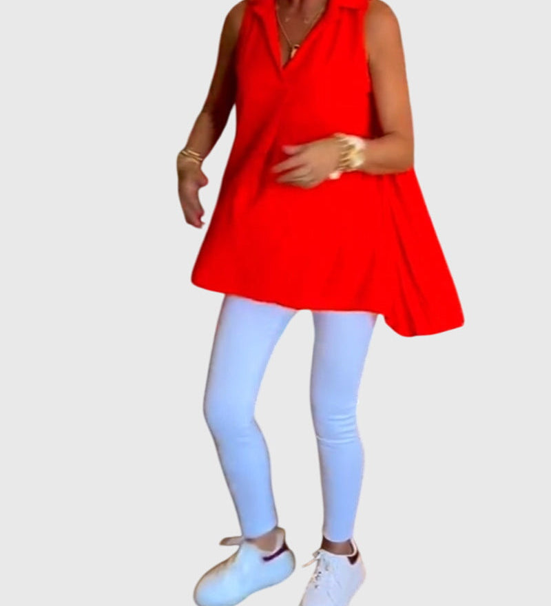 Monique | Mouwloos Top