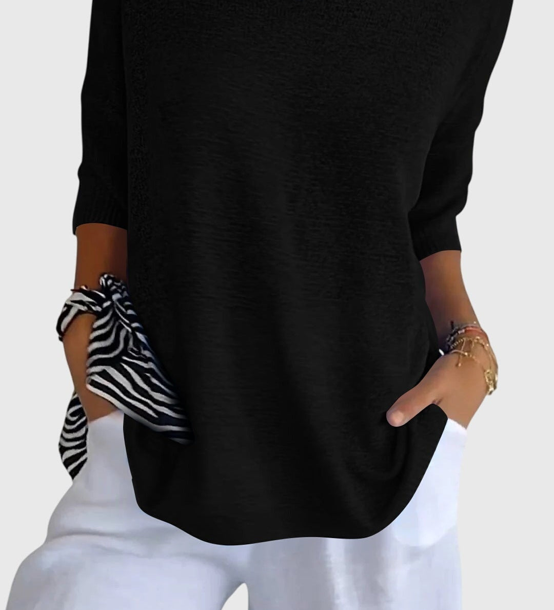 Caroline | Elegante Top met V-Hals