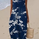 Tess - Elegante midijurk met bloemenpatroon
