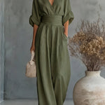 Élise | Elegante vloeiende jumpsuit