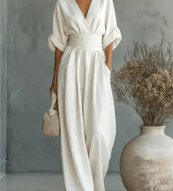Élise | Elegante vloeiende jumpsuit