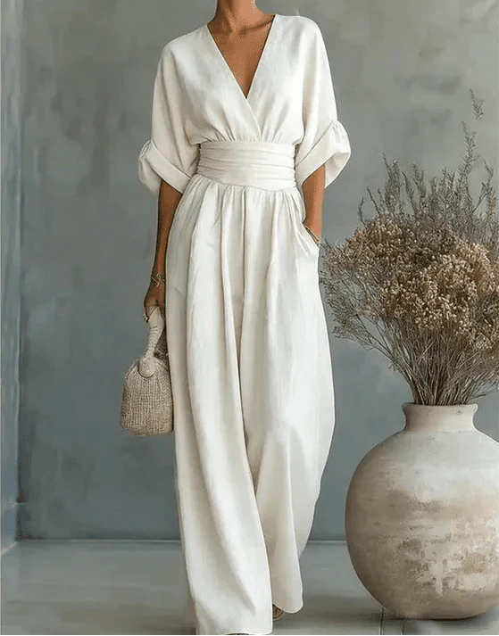 Élise | Elegante vloeiende jumpsuit