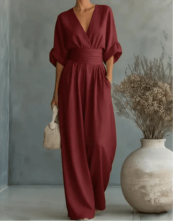 Élise | Elegante vloeiende jumpsuit