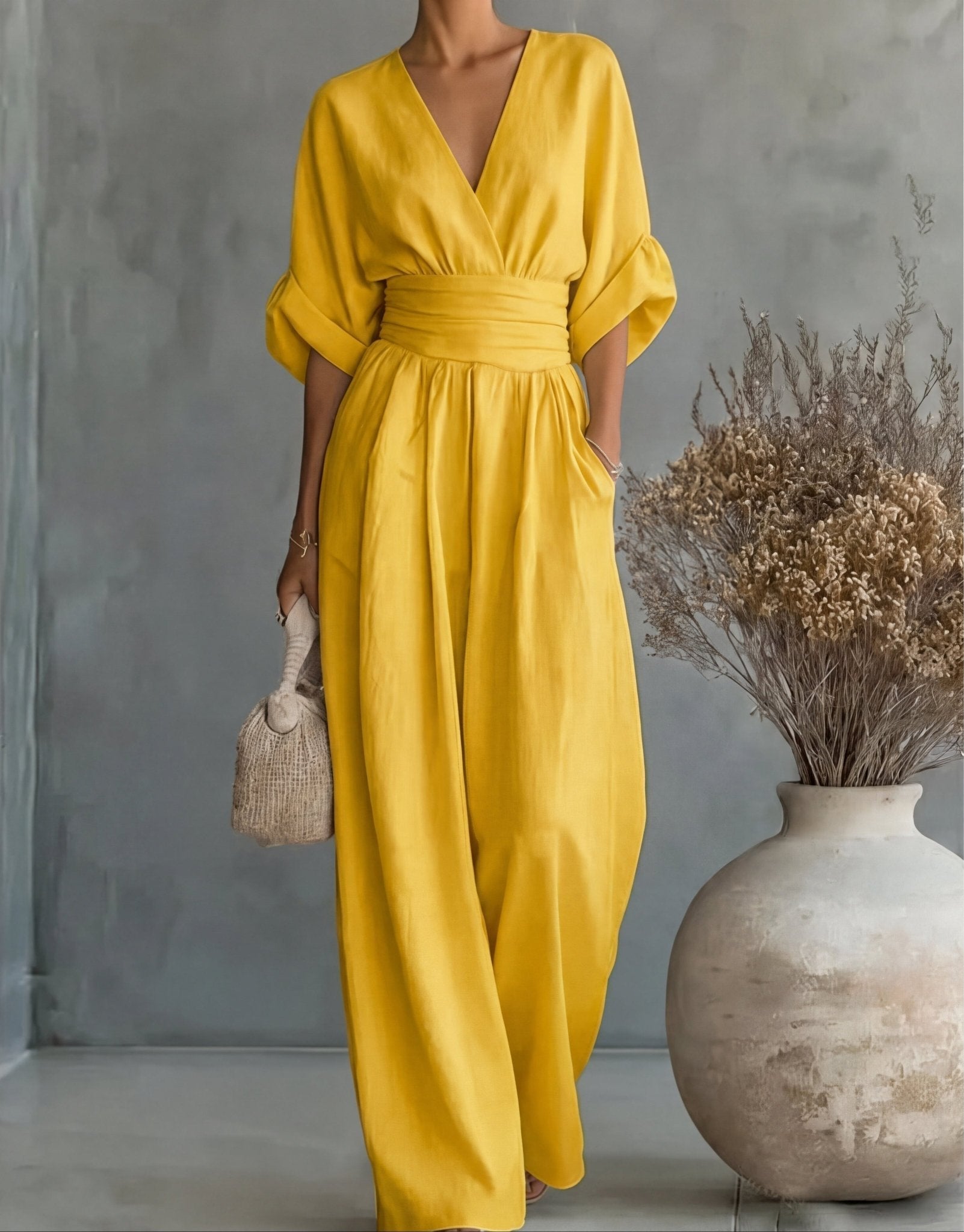 Élise | Elegante vloeiende jumpsuit