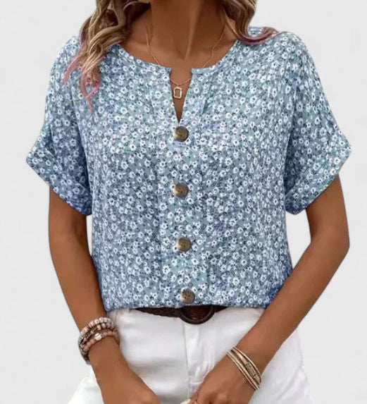 Lydia | Elegante Bloemen Top voor de Zomer