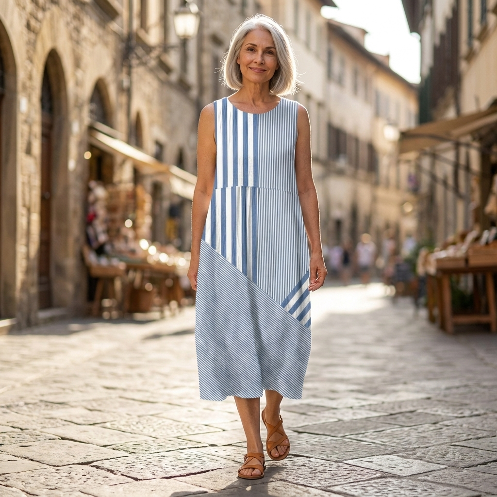 Claire - Alledaagse midijurk