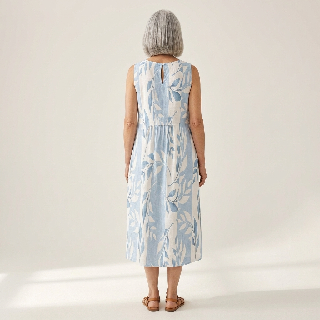 Joy - Klassieke midijurk met bloemenpatroon