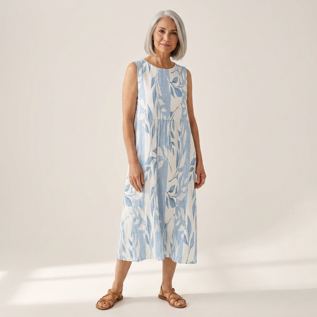 Joy - Klassieke midijurk met bloemenpatroon