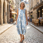 Joy - Klassieke midijurk met bloemenpatroon