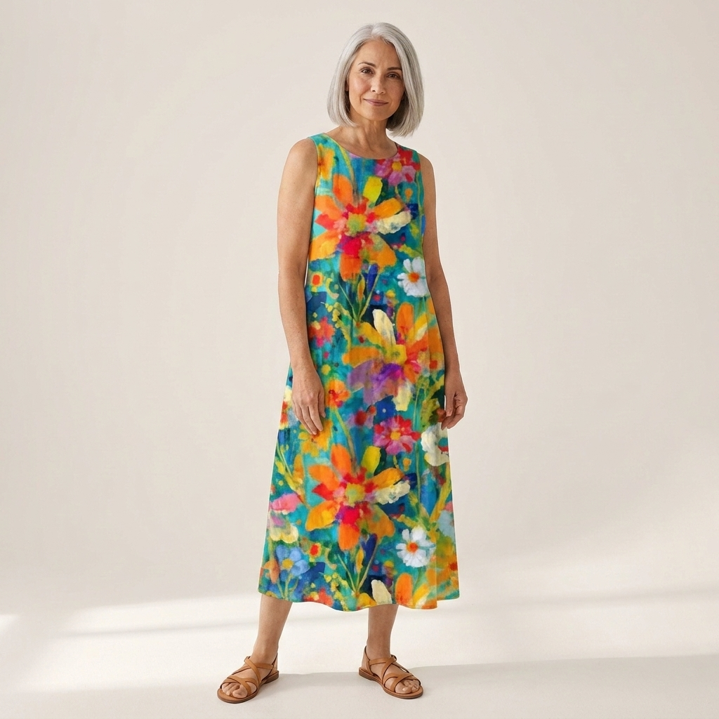 Sandra - Alledaagse midijurk