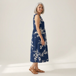 Tess - Elegante midijurk met bloemenpatroon