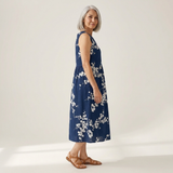 Tess - Elegante midijurk met bloemenpatroon