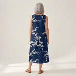Tess - Elegante midijurk met bloemenpatroon