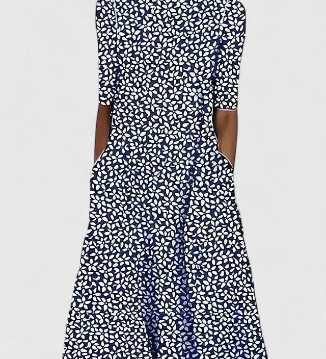 Olivia | Elegante Midi Jurk